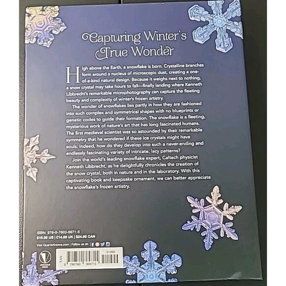 Capturing Snowflakes: Winter's Frozen Artistry Hardcover ISBN 9780760369715 - Picture 2 of 7